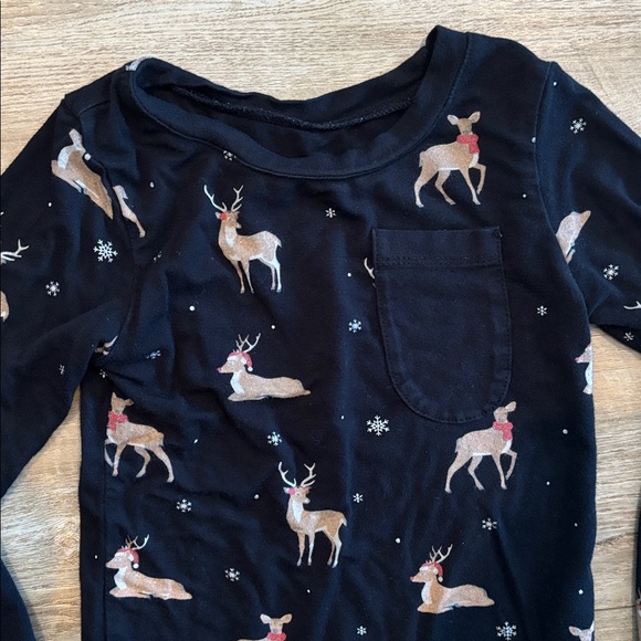 Kyte BABY Reindeer Long Sleeve Pocket Tee - Picture 6 of 6